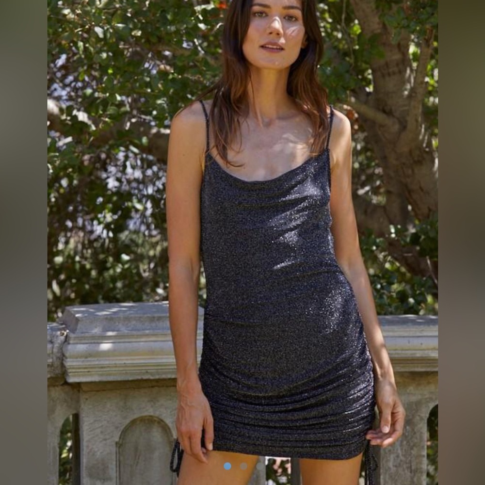 By Together Shimmering | Black Mini Dress | Size Small |  NWT